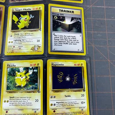 PokÃ©mon (2000) Group of Vintage mid 90's in sleeve not GRADED