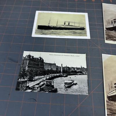 Black & White Postcards of SHIPS