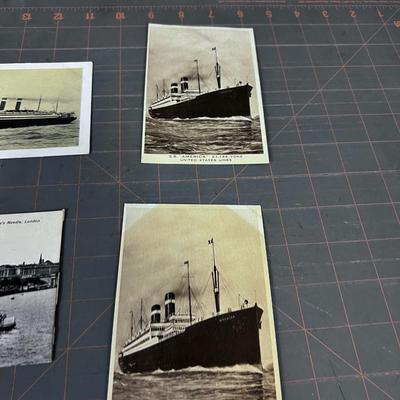 Black & White Postcards of SHIPS