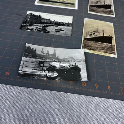 Black & White Postcards of SHIPS