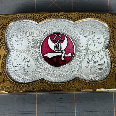 Shriners Belt Buckle 