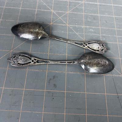 2 Sterling Silver Tea Spoons 