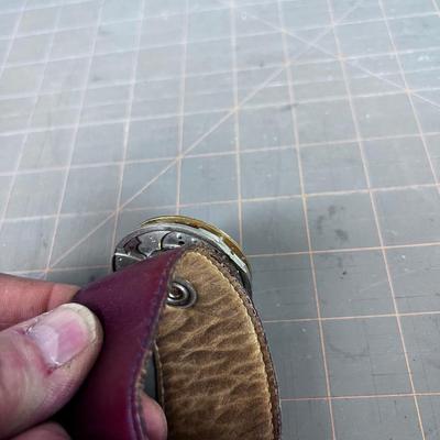 Watch Works Bracelet on Leather 