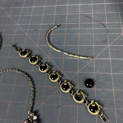 Costume Jewelry Lot Necklaces and Bracelets