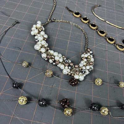 Costume Jewelry Lot Necklaces and Bracelets