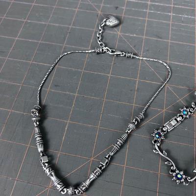 Brighton Necklace and Costume Bracelet. 