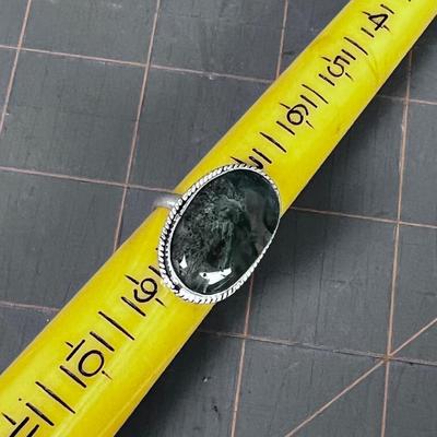 Ring 925 Moss Agate Maybe