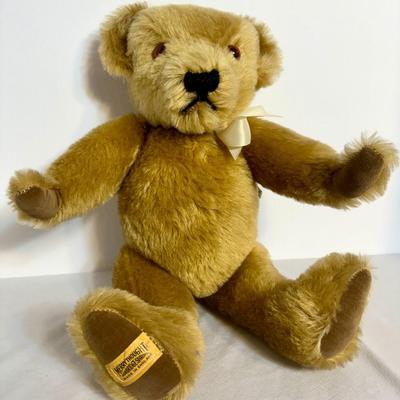 Strictly Limited Hand Signed Vintage Merrythought Bear- 377 of Only 1000 Made