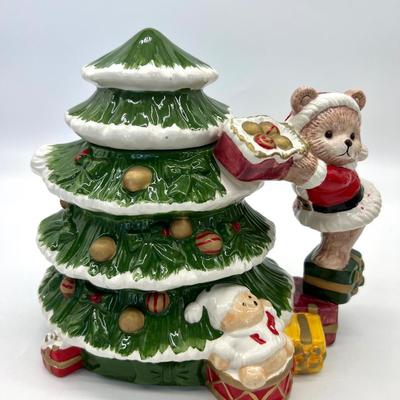 6 Christmas Tea Pot Lot