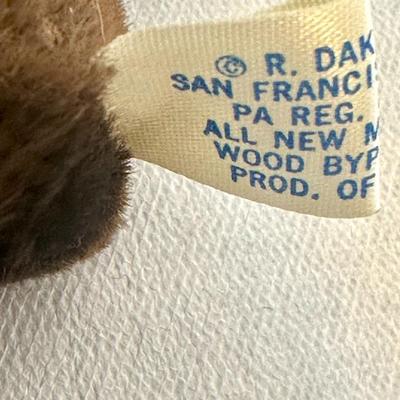 1960's 7" Vintage R. Dakin Jointed Brown Bear #118