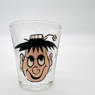 4 Vintage Novelty Moving Roving Eye Shot Glasses