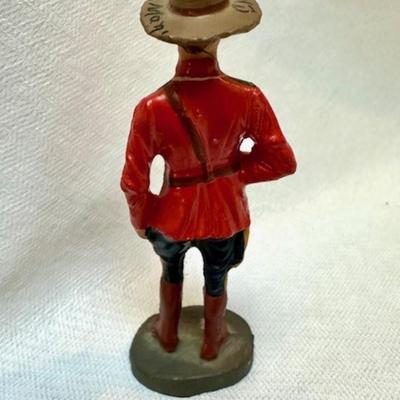 Elastolin Canadian Mountie - 1950's Clear Lake Manitoba Canada