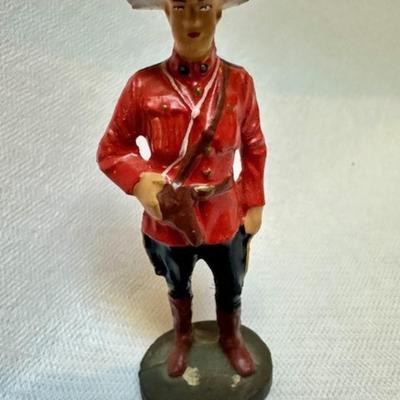 Elastolin Canadian Mountie - 1950's Clear Lake Manitoba Canada