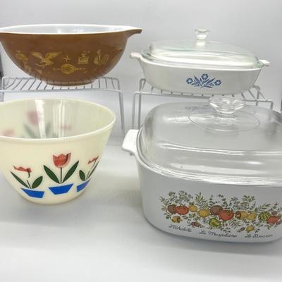 PYREX, CORNINGWARE, & FIREKING