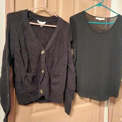 LADIES TOPS-SWEATERS AND WOOL BLAZER
