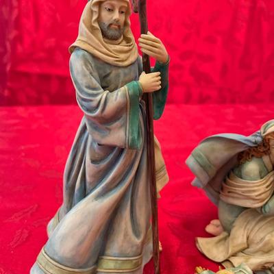 13- Enesco Nativity figurines