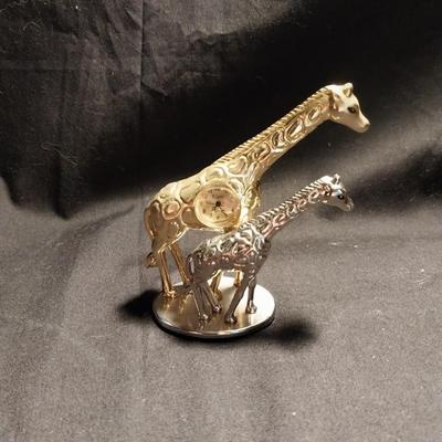 ELGIN MINITURE GIRAFF CLOCK