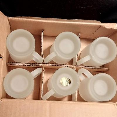 TIARA FROSTED GLASS MUGS