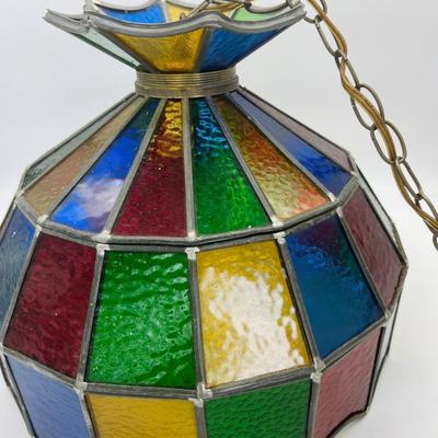 Vintage Stained Glass UNDERWRITERS LABORATORIES