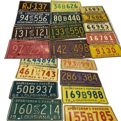 License Plate Lot~ 21