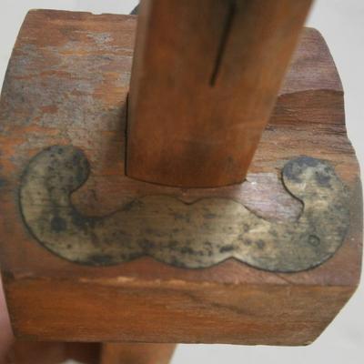 Antique Scribe Wood & Brass Pat Aug. 5th 1873