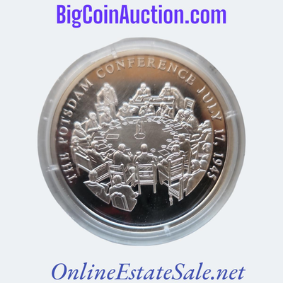 Liberia WW2 Commemorative 20G. Of .999 silver