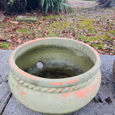 Six Terracotta Planters