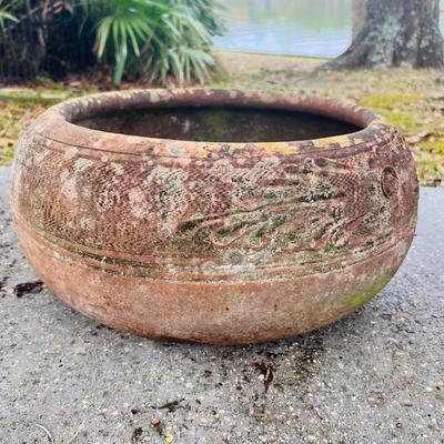 Six Terracotta Planters