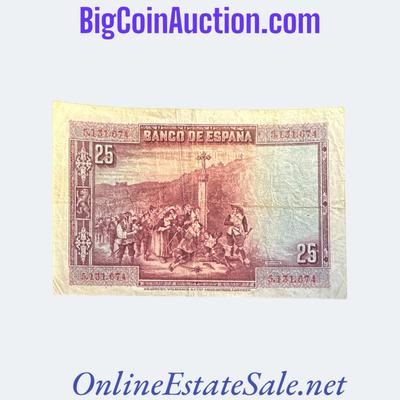 1928 SPAIN 25 PESETAS