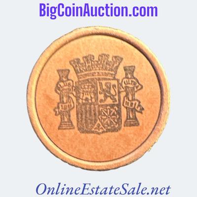 1938 SPAIN 25c POSTAGE DISK