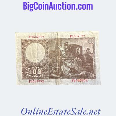 1948 SPAIN 100 PESETAS