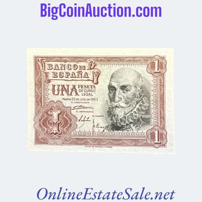 1953 SPAIN 1 PESETA