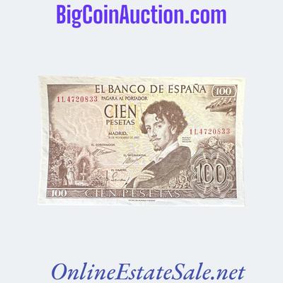 1965 SPAIN 100 PESETAS