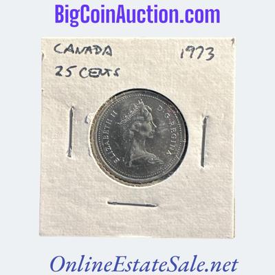 1973 CANADA 25 CENTS