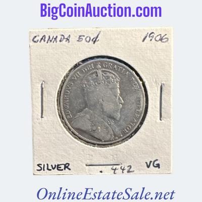 1906 CANADA 50 CENTS