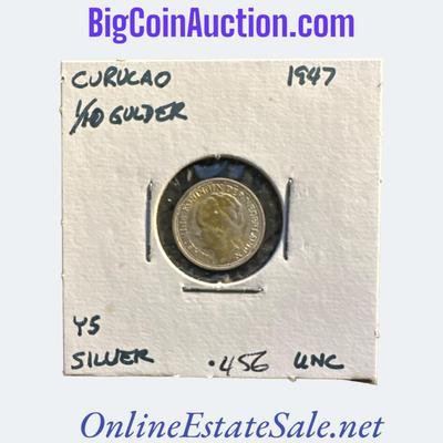 1947 CURAÃ‡AO 1/10 GULDEN