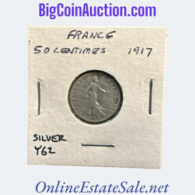 1917 FRANCE 50 CENTIMES