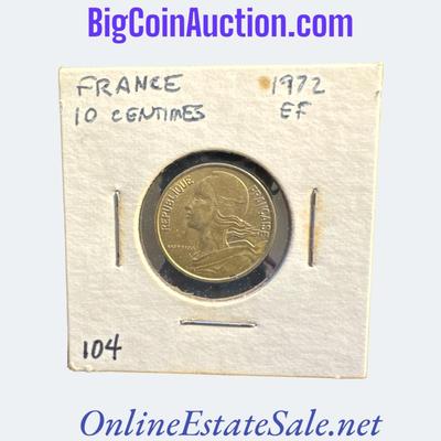 1972 FRANCE 10 CENTIMES