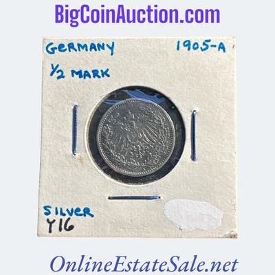 1905-A GERMANY 1/2 MARK