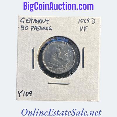 1969-D GERMANY 50 PFENNIG