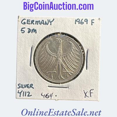 1969-F GERMANY 5 DEUTSCHMARK