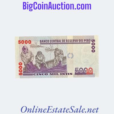 1988 PERU 5000 INTIS