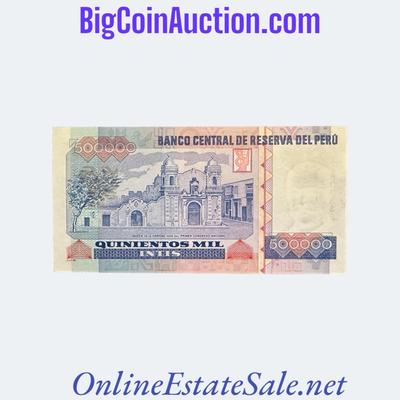 1989 PERU 500000 INTIS