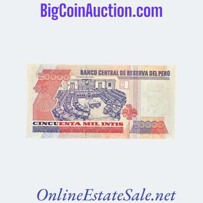 1988 PERU 50000 INTIS