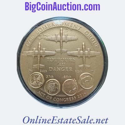 DOOLITTLE TOKYO RAIDERS COMMEMORATIVE BRASS ROUND