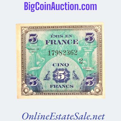 1944 FRANCE 5 FRANCS