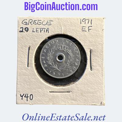 1971 GREECE 20 LEPTA