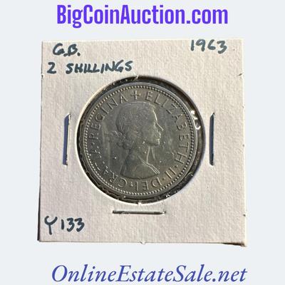 1963 GREAT BRITAIN 2 SHILLING