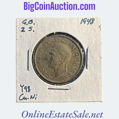 1948 GREAT BRITAIN 2 SHILLING