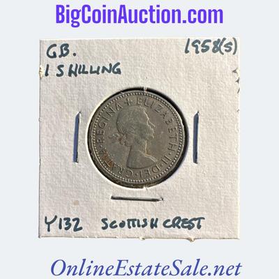 1958(S) GREAT BRITAIN 1 SHILLING - SCOTTISH CREST